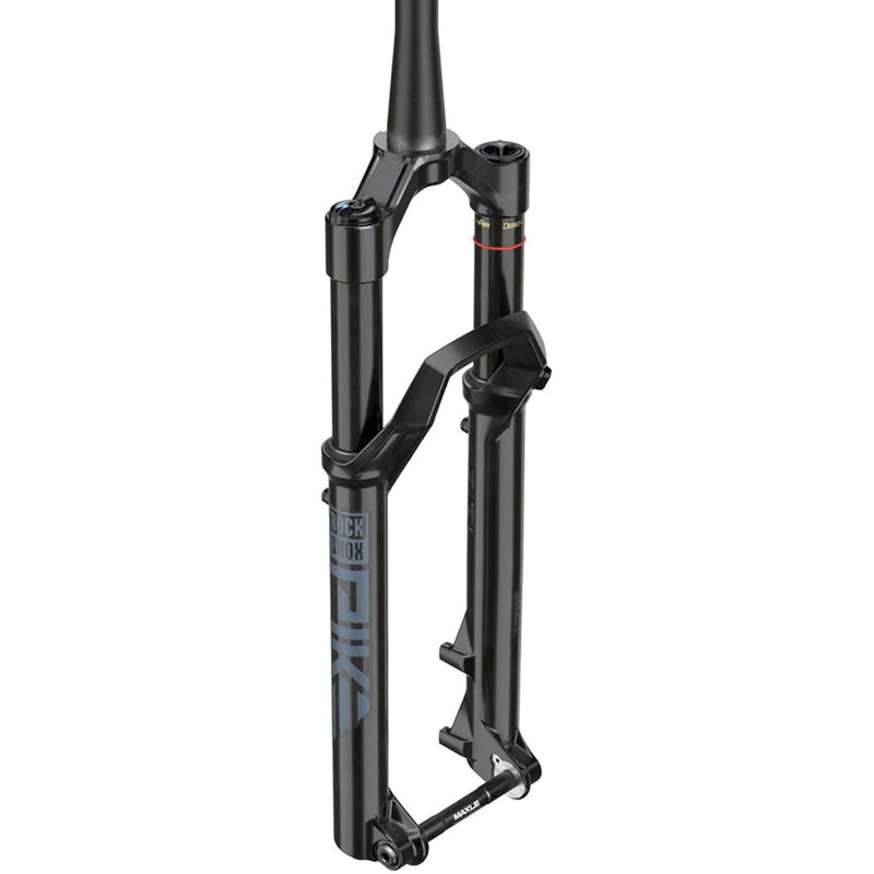 Chargez l&#39;image dans la visionneuse de la galerie, RockShox Pike Select Charger RC Suspension Fork - 27.5&quot;, 130 mm, 15 x 110 mm, 37 mm Offset, Gloss Black, C1 - RACKTRENDZ
