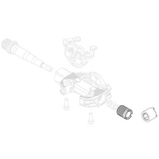 Look 2 plugs kit + tool - Torque 4 Nm Black X-TRACK RACE