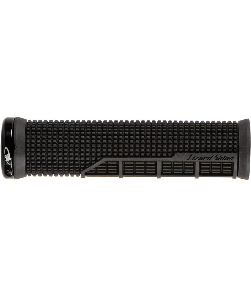 Chargez l&#39;image dans la visionneuse de la galerie, Lizard Skins Unisex&#39;s Single-Sided Lock-On Machine Handlebar Grips, Jet Black, Pair - RACKTRENDZ

