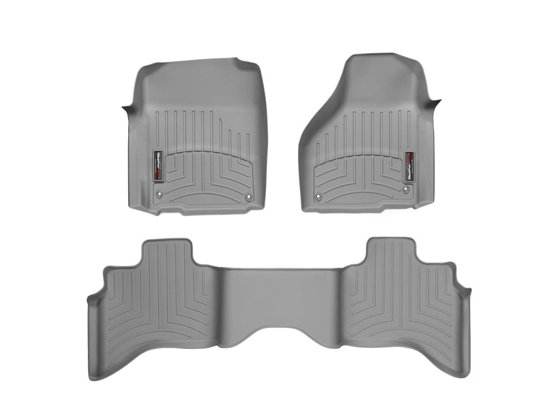 Chargez l'image dans la visionneuse de la galerie, WeatherTech Custom Fit FloorLiner for Ram Truck 1500 / Ram Truck 1500 Classic - 1st &amp; 2nd Row (Grey)
