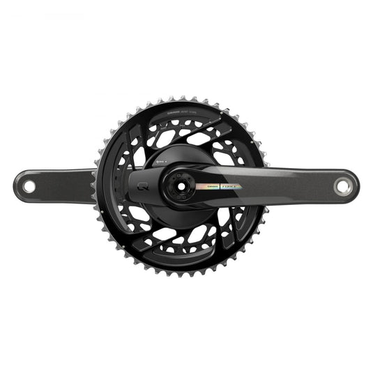 SRAM, Force D2 2X, Power Meter Crankset, Speed: 12, Spindle: 28.99mm, BCD: Direct Mount, 50/37, Dub, 170mm, Black, Road - RACKTRENDZ