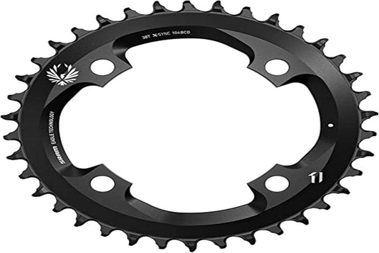 SRAM Eagle X-SYNC 2 Chainring - 38t 104 BCD Steel Black - RACKTRENDZ