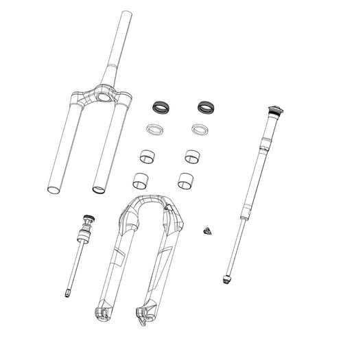 Rock Shox Coil Spring Lyrik 2010-2015 170 mm Firm Blue, 11.4015.422.040 - RACKTRENDZ