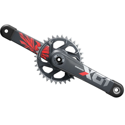 SRAM, X01 Eagle Dub C3, Crankset, Speed: 11/12, Spindle: 28.99mm, BCD: Direct Mount, 32, Dub, 165mm, Red, Superboost+ - RACKTRENDZ