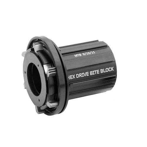 Spank Unisex_Adult Corps de Roue Libre moyeu Arrière HEX Shimano HG Aluminium Anti-Bite MTB hub Accessories, Black, Standard - RACKTRENDZ