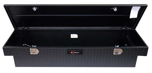 Enthuze Black Tool Box with Single Lid and Paddle Handle