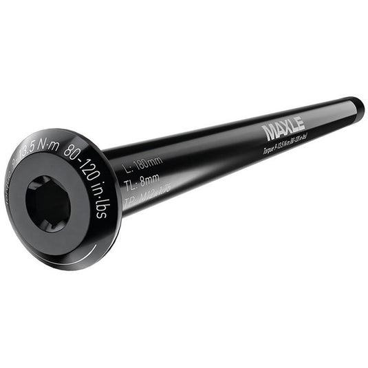 SRAM Maxle Stealth Rear MTB, 12X142, Length 170.5mm, Threadlength 14mm, Thread Pitch M12X1.5 Giant Frames Axle, Black, 12X142mm - RACKTRENDZ