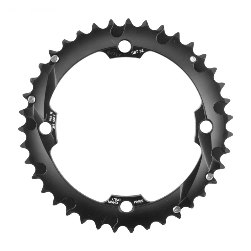 Chargez l&#39;image dans la visionneuse de la galerie, SRAM Truvativ Chainring (Black, 104x36T) - RACKTRENDZ
