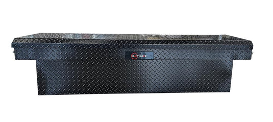 Enthuze Black Truck Bed Toolbox with Push Button Release