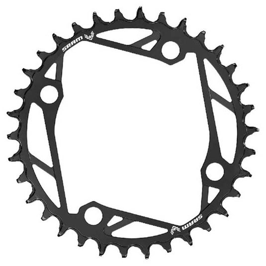 Sram Unisex - Adult T-Type Eagle E-MTB Chainring, Black, 104mm, 38 Teeth - RACKTRENDZ