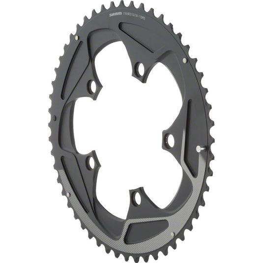 SRAM Chainring Yaw (110x52T), Silver - RACKTRENDZ