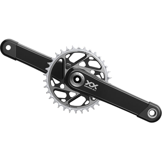 SRAM XX SL Eagle T-Type Crankset - 175mm, 12-Speed, 34t Chainring, Direct Mount, Dub Spindle Interface, Black - RACKTRENDZ