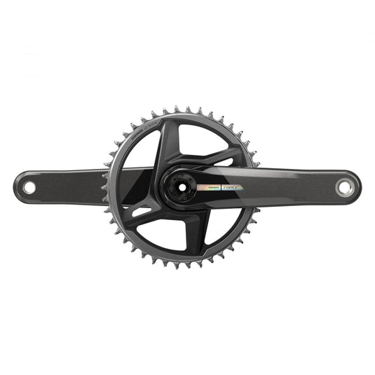 SRAM, Force D2 1x Wide, Crankset, Speed: 12, Spindle: 28.99mm, BCD: Direct Mount, 40, Dub, 165mm, Black, Road Disc - RACKTRENDZ