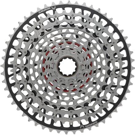 SRAM, XS-1297 XX Eagle T-Type, Cassette, Silver/Black, Speed: 12, 10-52T - RACKTRENDZ