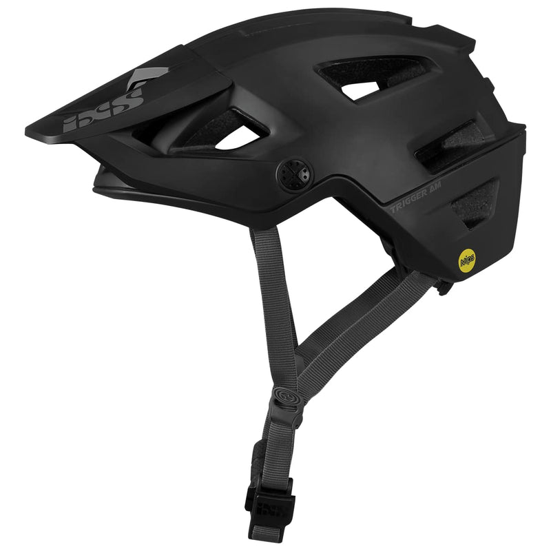 Chargez l&#39;image dans la visionneuse de la galerie, IXS Unisex Trigger AM MIPS Helmet (Black,M/L)- Adjustable with ErgoFit 58-62cm Adult Helmets for Men Women,Protective Gear with Quick Detach System &amp; Magnetic Closure - RACKTRENDZ
