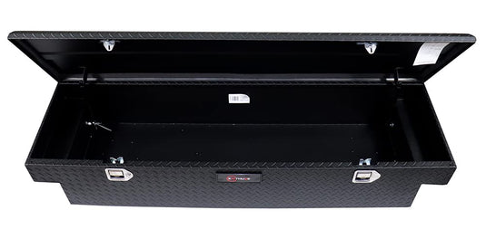 Enthuze Black Tool Box with Single Lid and Paddle Handle