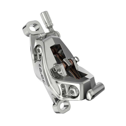 SRAM, Level Ultimate Stealth 4P, MTB Hydraulic Disc Brake, Rear, Post Mount, Silver - RACKTRENDZ