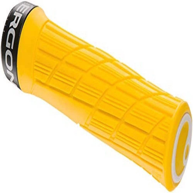 Load image into Gallery viewer, Ergon - GE1 Evo Ergonomic Lock-on Bicycle Handlebar Grips | for Mountain, Trail and Enduro Bikes | Regular Fit | Yellow Mellow - RACKTRENDZ
