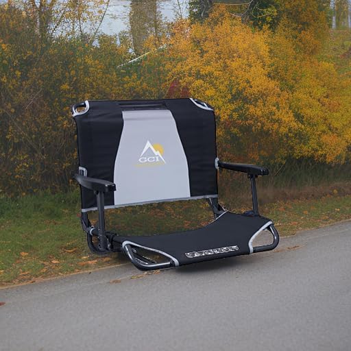 CHAISE DE STADE BIG COMFORT NOIRE