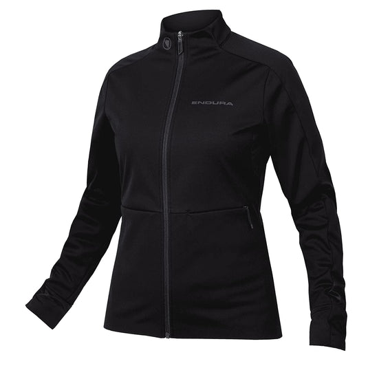 Endura Women's Windchill Cycling Jacket II - Waterproof Panels & Thermal Protection Black, X-Large - RACKTRENDZ