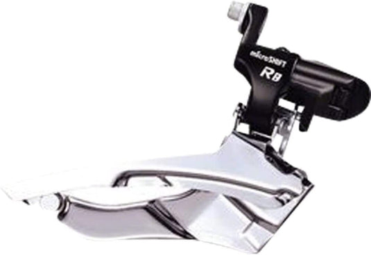 Microshift R8 Front Derailleur 7/8-Speed Triple, 50/39/30T, 31.8/34.9 Band Clamp, Shimano Compatible - RACKTRENDZ