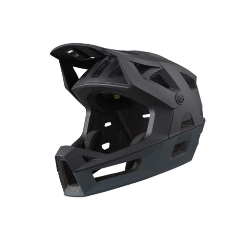 IXS Unisex Trigger FF (Black,ML)- Adjustable with Compatible Visor 58-62cm Adult Helmets for Men Women,Protective Gear with Quick Detach System & Magnetic Closure - RACKTRENDZ