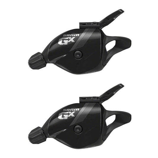 SRAM 2 x 11 Speed GX Bicycle Trigger Shifter Set, Black - RACKTRENDZ