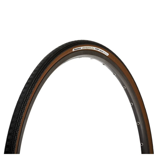 Panaracer GravelKing 700 x 32 C Slick Aramid Folding Tire, Black/Brown (RF732-GKS-D) - RACKTRENDZ