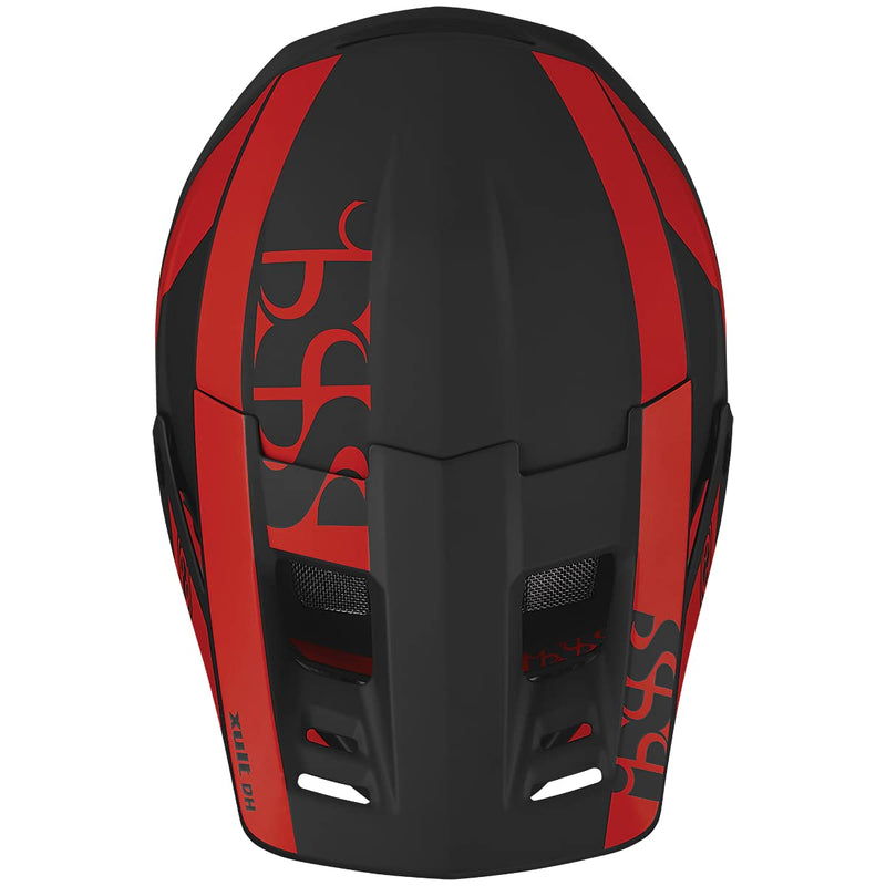 Load image into Gallery viewer, IXS Xult DH Helmet Black/Red Head Circumference 53-56 cm 2022 - RACKTRENDZ
