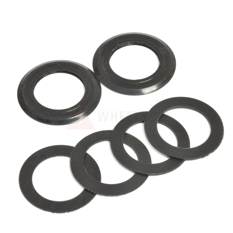 Chargez l'image dans la visionneuse de la galerie, Wheels Manufacturing Press Fit 30 to Outboard Bottom Bracket with Angular Contact Bearings, Black, SRAM 24/22mm Spindle - RACKTRENDZ
