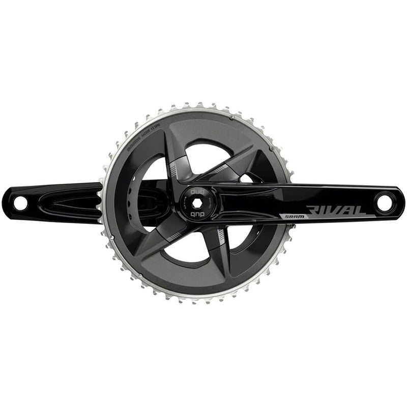 Load image into Gallery viewer, SRAM Rival AXS Crankset - 170mm, 12-Speed, 46/33t, 107 BCD, Dub Spindle Interface, Black, D1 - RACKTRENDZ
