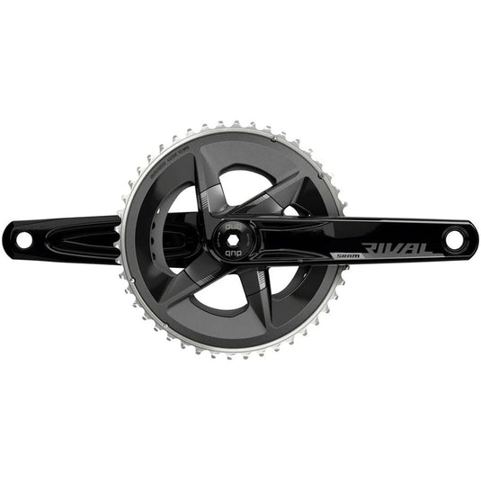 SRAM Rival AXS Crankset - 170mm, 12-Speed, 46/33t, 107 BCD, Dub Spindle Interface, Black, D1 - RACKTRENDZ