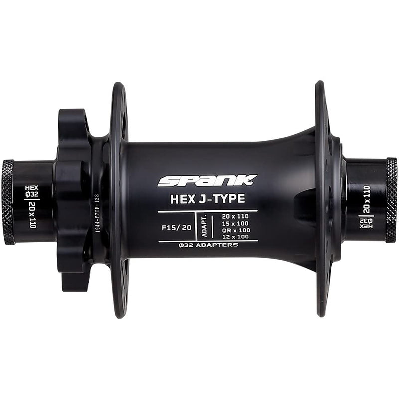 Load image into Gallery viewer, Spank HEX J-Type F15/20 Front Hub Black - RACKTRENDZ
