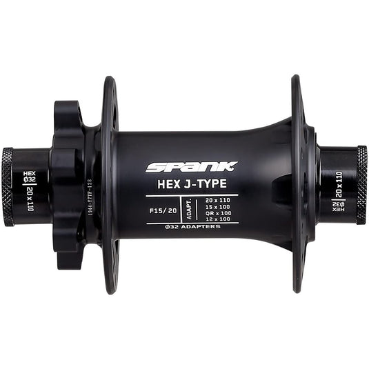 Spank HEX J-Type F15/20 Front Hub Black - RACKTRENDZ