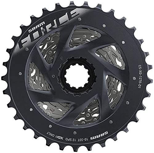SRAM, XG-1270, Cassette, Silver, Speed: 12, 10-33T - RACKTRENDZ
