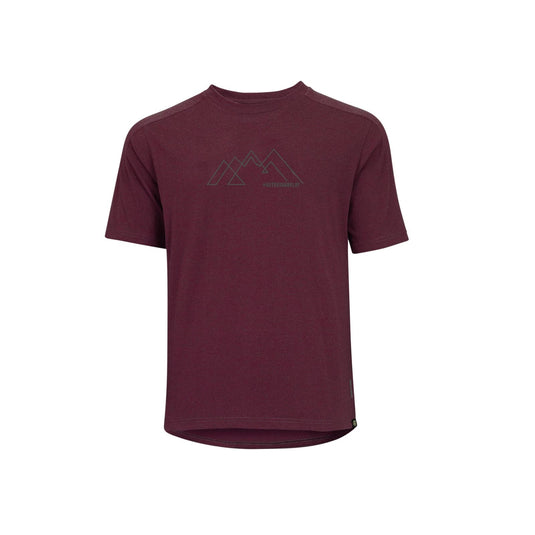 IXS MTB Jersey Short Sleeve Flow Tech Graphic - Raisin, purple, M - RACKTRENDZ