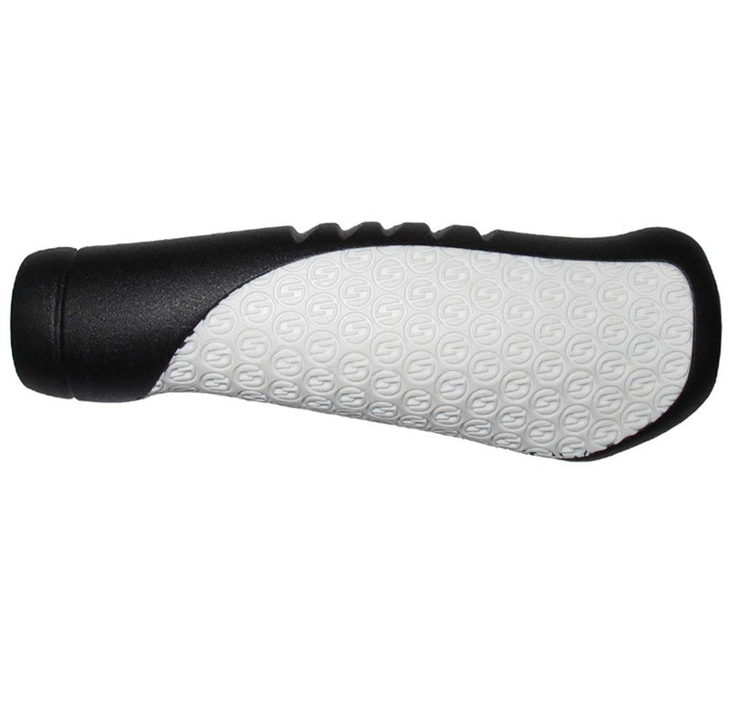 Load image into Gallery viewer, SRAM Comfort Grips, Black/White, 133mm - RACKTRENDZ
