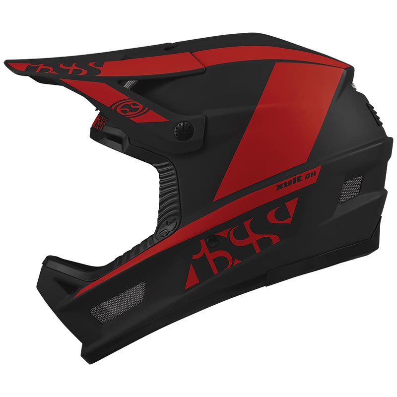 Chargez l&#39;image dans la visionneuse de la galerie, IXS Unisex Xult DH Red (M/L)- Adjustable with ErgoFit 57-59cm Adult Helmets for Men Women,Protective Gear with Quick Detach System - RACKTRENDZ
