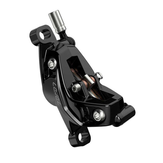 SRAM, Level Silver Stealth 4P, MTB Hydraulic Disc Brake, Rear, Post Mount, Black - RACKTRENDZ