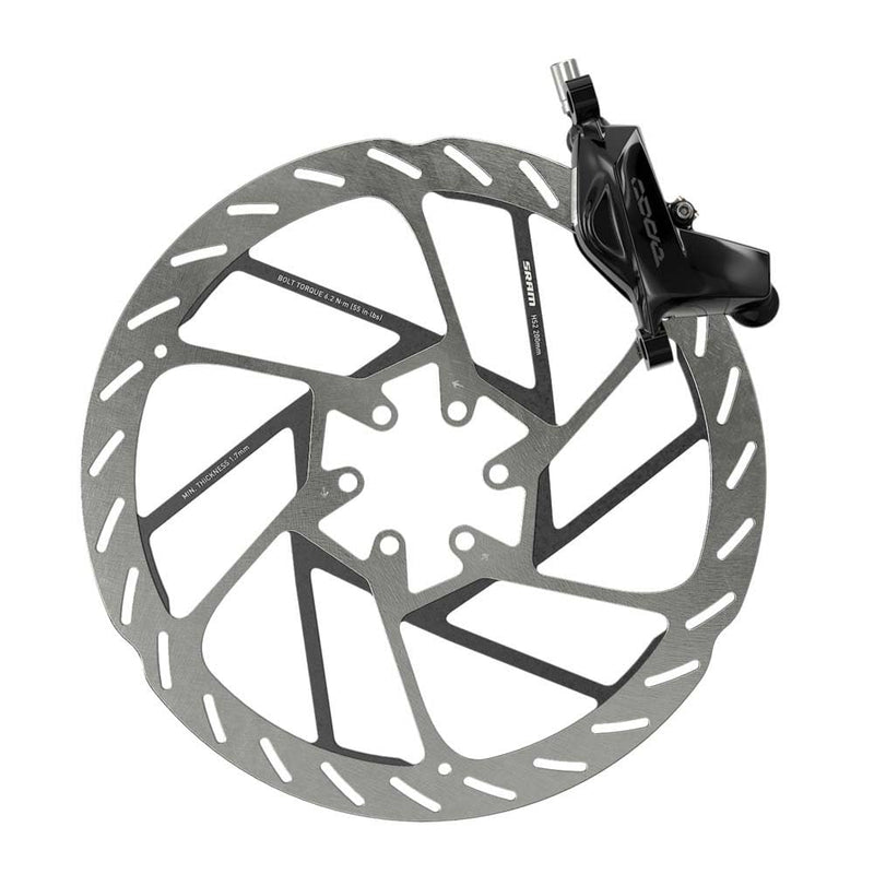 Load image into Gallery viewer, SRAM, Code Silver Stealth, MTB Hydraulic Disc Brake, Front, Post Mount, Black - RACKTRENDZ
