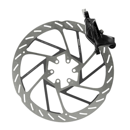 SRAM, Code Silver Stealth, MTB Hydraulic Disc Brake, Front, Post Mount, Black - RACKTRENDZ