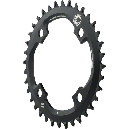 SRAM X-Sync 2 Eagle 11 or 12-Speed Chainring 36T 104mm BCD Black - RACKTRENDZ