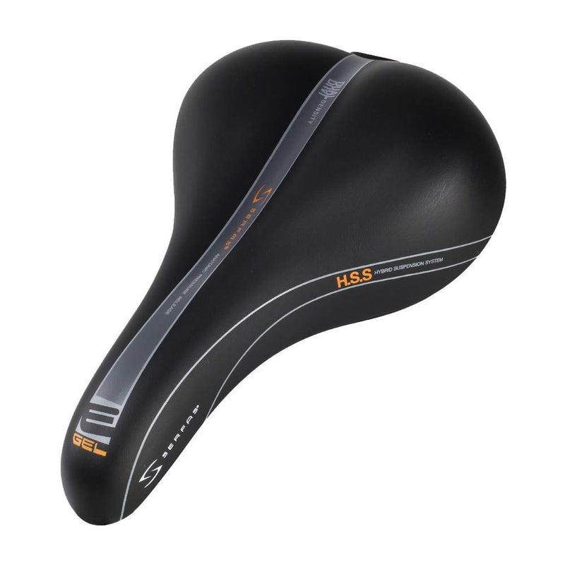 Chargez l&#39;image dans la visionneuse de la galerie, Serfas E-Gel Dual Density Men&#39;s Bicycle Saddle - RACKTRENDZ
