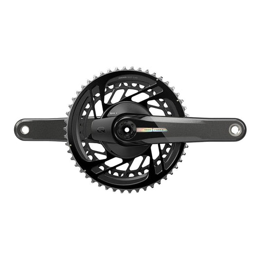 SRAM, Force D2 2X, Power Meter Crankset, Speed: 12, Spindle: 28.99mm, BCD: Direct Mount, 50/37, Dub, 167.5mm, Black, - RACKTRENDZ