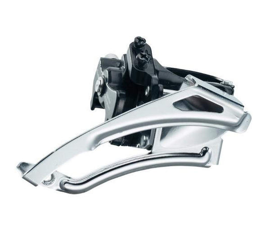 Microshift Mezzo Front Derailleur 7/8-Speed Triple, 42/34/24T, 31.8/34.9mm Band Clamp, Shimano Compatible - RACKTRENDZ