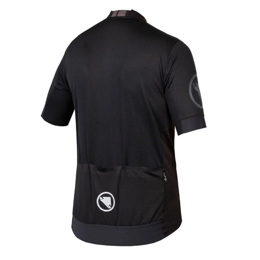 Endura Men's FS260 Short Sleeve Road Cycling Jersey Black, Large - RACKTRENDZ