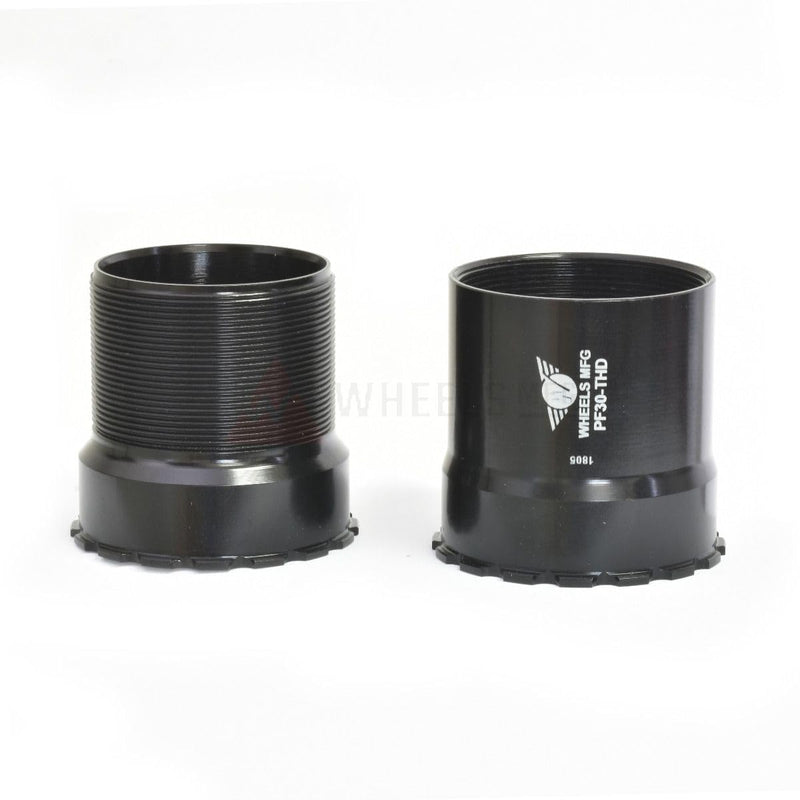 Chargez l'image dans la visionneuse de la galerie, Wheels Manufacturing PF30 Threaded Angular Contact Bearings for 30mm Black,One Size,PF30-THD-AC - RACKTRENDZ
