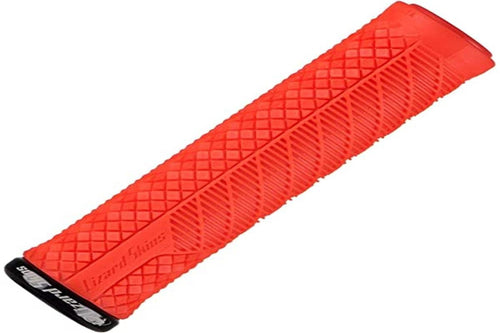 Lizard Skins Unisex's Single-Sided Lock-On Charger Evo Handlebar Grips, Fire Red, One Size - RACKTRENDZ