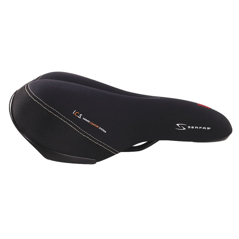 Chargez l&#39;image dans la visionneuse de la galerie, Serfas Dual Density Men&#39;s Bicycle Saddle - RACKTRENDZ
