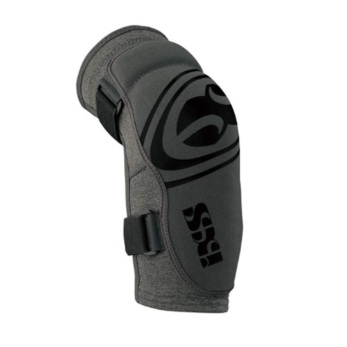 IXS Carve Evo+ Breathable Moisture-Wicking Padded Protective Elbow Guard, Elbow Protector, Elbow Sleeve, Elbow Pads Women & Men, Mountain Bike Pads, (Grey, L) - RACKTRENDZ